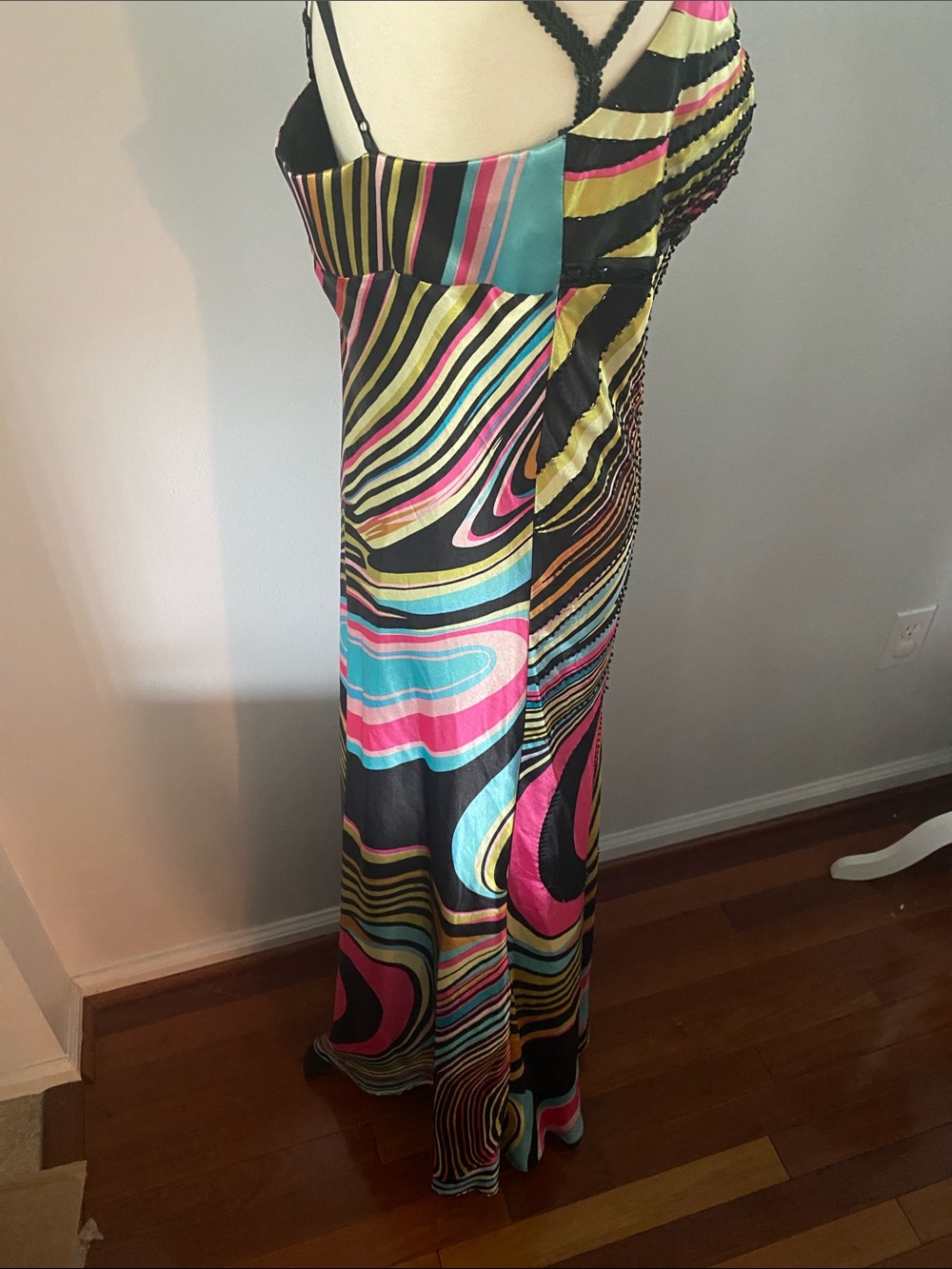 Dave & Johnny size 10 abstract formal party dress - Picture 5 of 9